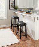 CLARIDGE BLACK COUNTER STOOL