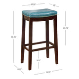 CLARIDGE BLUE BAR STOOL