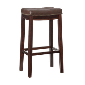 CLARIDGE  BROWN  BAR STOOL 