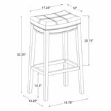 CLARIDGE  BROWN  BAR STOOL 