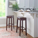 CLARIDGE  BROWN  BAR STOOL 