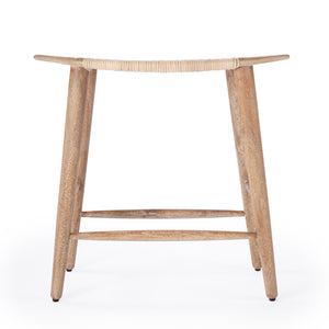 Butler Specialty Tristan Natural Wood & Rattan Counter Stool 5584312