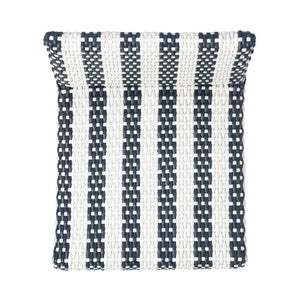 Butler Specialty Serienna Blue & White Rattan Low Back Counter Stool 5585372