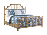 Twin Palms St. Kitts Rattan Bed 6/6 King