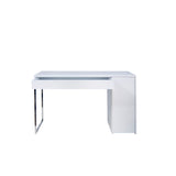 Prado Home Office Desk 9500.052514 Pure White, Chrome