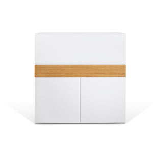 Focus Workstation 9500.052606 Pure White, Oak