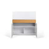 Focus Workstation 9500.052606 Pure White, Oak