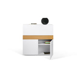 Focus Workstation 9500.052606 Pure White, Oak