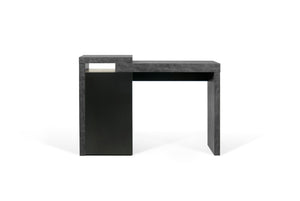 Detroit Console Desk 9500.052835 Concrete and Pure Black