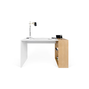 Harbour Desk 9500.052996 Pure White, Oak