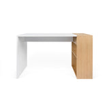 Harbour Desk 9500.052996 Pure White, Oak