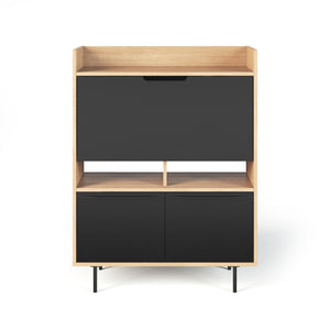 Lime Desk 9500.053276 Oak, Pure Black