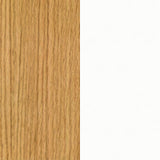 Dann 165 Sideboard w/ Wood Legs 9500.400544 Walnut Frame, Pure White Doors, Walnut Feet
