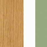 Dann 135 Sideboard w/ Wood Legs 9003.401473 Oak, Pure White & Matte Grey