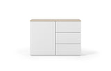 Join Composition 120H2 Wood Top W/ Sub-Base 9500.404276 Oak, Pure White