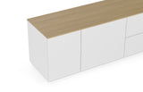 Join Composition 160L2 Wood Top W/ Sub-Base 9500.404634 Oak, Pure White