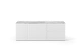 Join Composition 160L2 Marble Top W/ Sub-Base 9500.404658 White Marble, Pure White