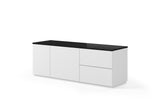 Join Composition 160L2 Marble Top W/ Sub-Base 9500.404665 Black Marble, Pure White