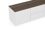 Join 180L1 with Base 9500.405235 Walnut and Pure White