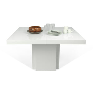 Dusk 59" Dining Table 9500.612619 High Gloss White