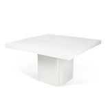 Dusk 59" Dining Table 9500.612619 High Gloss White