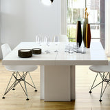 Dusk 59" Dining Table 9500.612619 High Gloss White