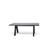 Apex Dining Table 9500.612893 Concrete Look, Pure Black