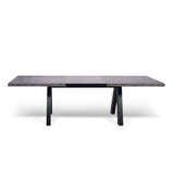 Apex Extending Dining Table 9500.613173 Concrete Look, Pure Black