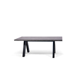 Apex Extending Dining Table 9500.613173 Concrete Look, Pure Black