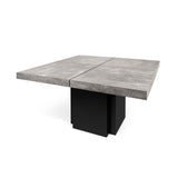 Dusk 51" Dining Table 9500.613234 Concrete Look, Pure Black