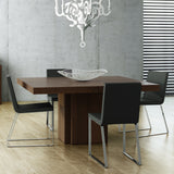 Dusk 59" Dining Table 9500.620928 Chocolate