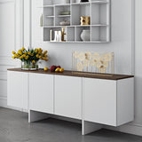 Edge Sideboard 9500.621680 Pure White, Walnut