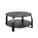 Scale Coffee Table 9500.625305 Ebony & Ivory, Black