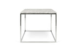 Gleam 20x20 Marble Side Table