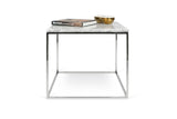 Gleam 20x20 Marble Side Table