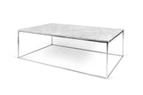 Gleam 47x30 Marble Coffee Table