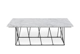 Helix 47x30 Marble Coffee Table