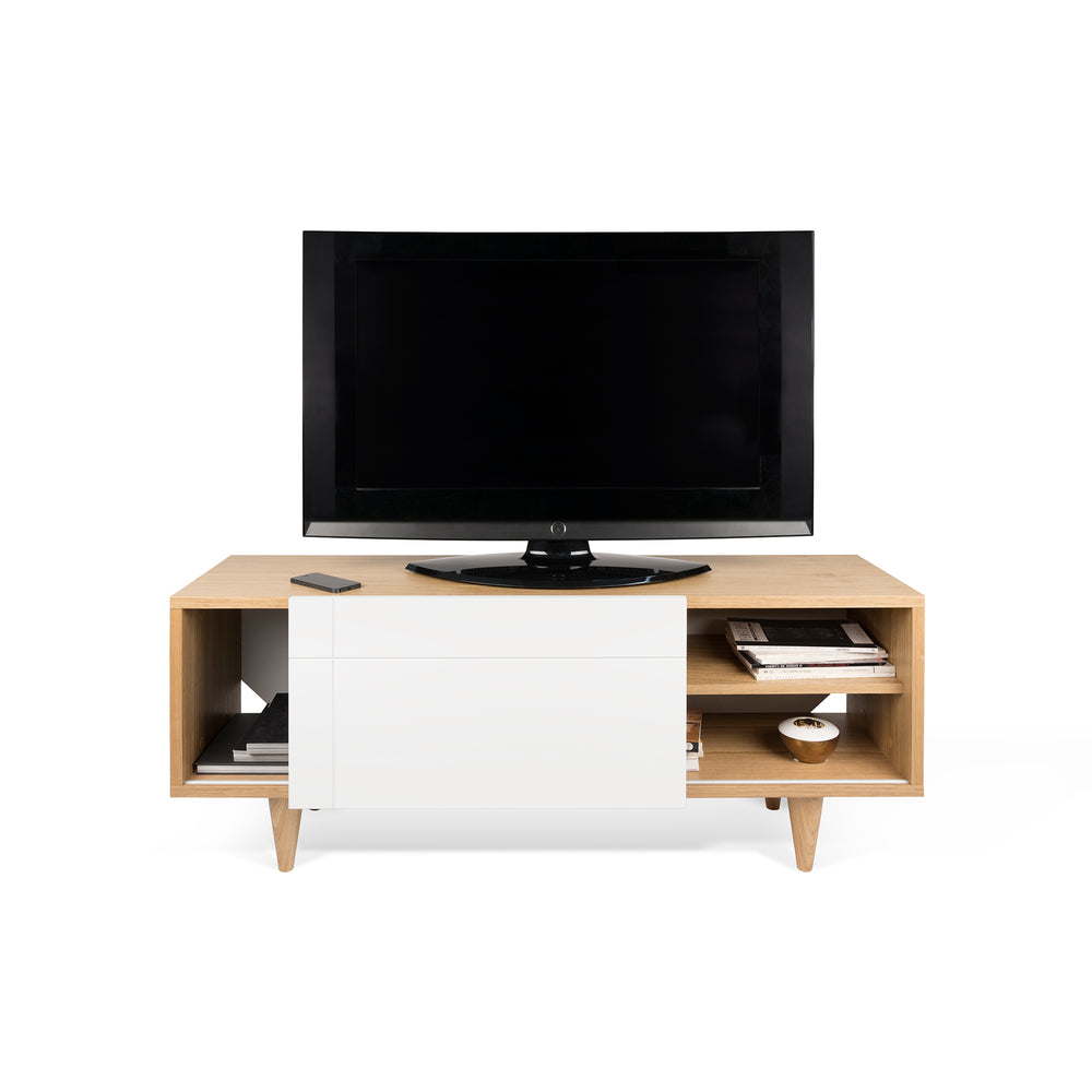 Cruz Tv Table 9003.639036 Oak, Pure White