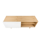 Cruz Tv Table 9003.639036 Oak, Pure White