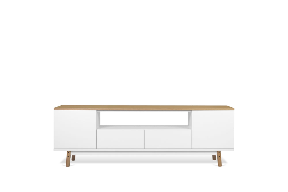 Lyon Tv Table 9500.639371 Oak, Pure White
