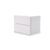 Float Night Stand w/ 2 Drawers (Assembled) 9300.758768 Pure White