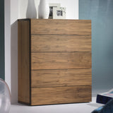 Float Chest Of 5 Drawers (Assembled) 9303.759062 Walnut