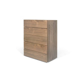 Float Chest Of 5 Drawers (Assembled) 9303.759062 Walnut