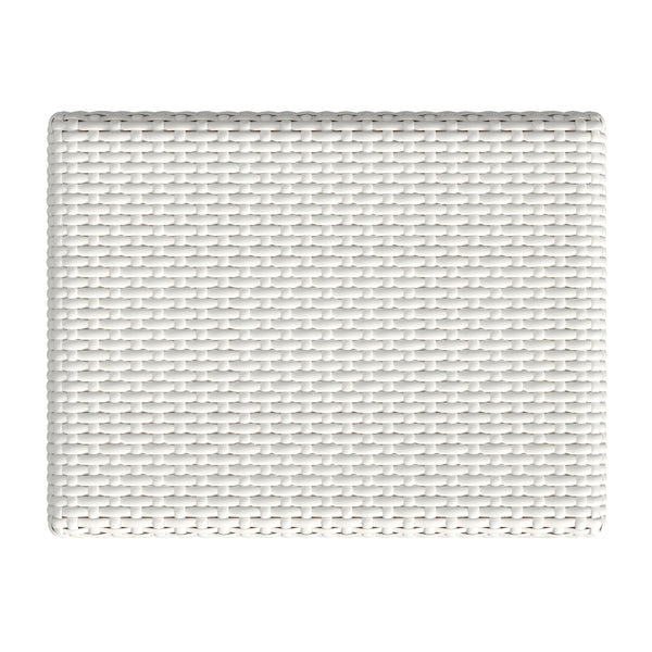 Butler Specialty Robias Rectangular Rattan 30" Bar Stool XRT Glossy White/ Natural Rattan Frame Natural Rattan and Synthetic weave 5604304-BUTLER