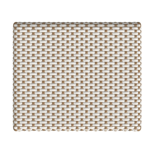 Butler Specialty Robias Rectangular Rattan 30" Bar Stool XRT White/Tan Dot / Natural Rattan Frame Natural Rattan and Synthetic weave 5604415-BUTLER