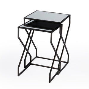 Butler Specialty Demi Modern Mirrored Nesting Tables 5605025