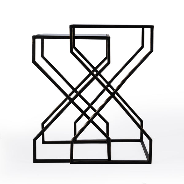 Butler Specialty Demi Modern Mirrored Nesting Tables 5605025