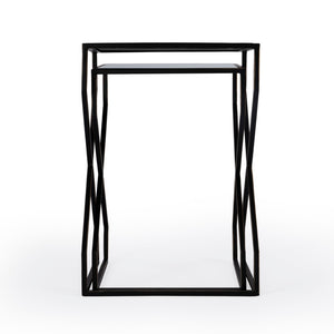 Butler Specialty Demi Modern Mirrored Nesting Tables 5605025