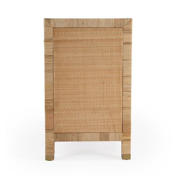 Butler Specialty Corfu 6 Drawer Natural Raffia Double Dresser 5606350