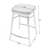 Butler Specialty Arlington 26" Square Leather Counter Stool 5614344